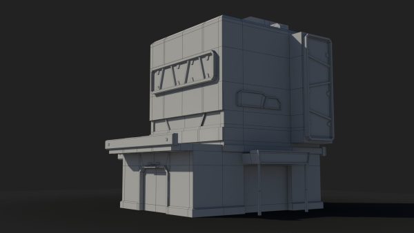 Factory Industrial Sci Fi x3