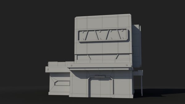 Factory Industrial Sci Fi x3