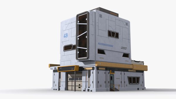 Factory Industrial Sci Fi x3