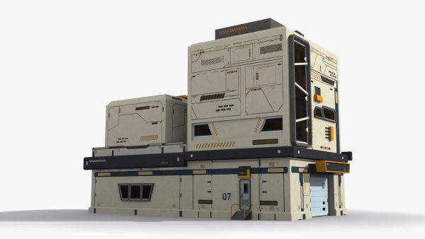 Factory Industrial Sci Fi x4