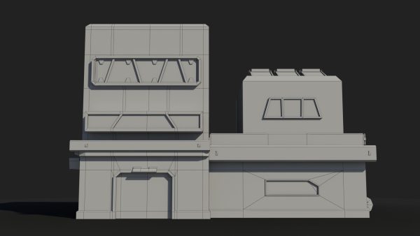 Factory Industrial Sci Fi x4