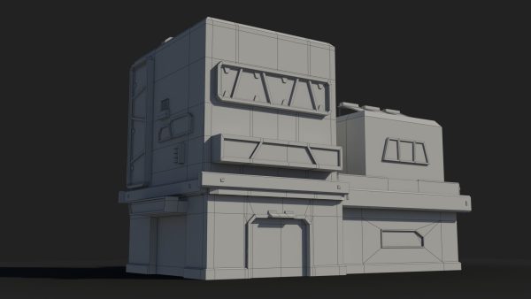 Factory Industrial Sci Fi x4