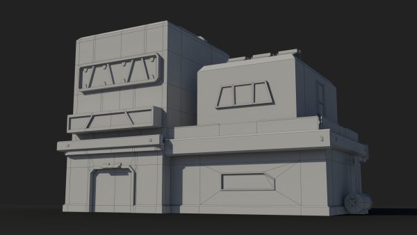 Factory Industrial Sci Fi x4