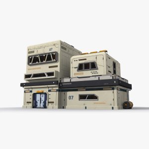 Factory Industrial Sci Fi x4