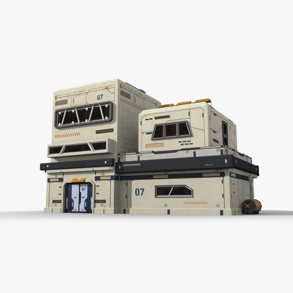 Factory Industrial Sci Fi x4