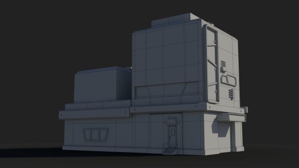 Factory Industrial Sci Fi x4