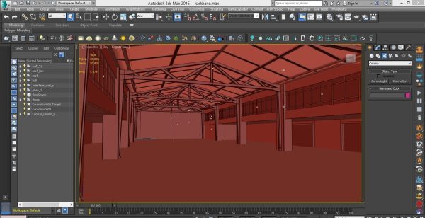 Factory interior