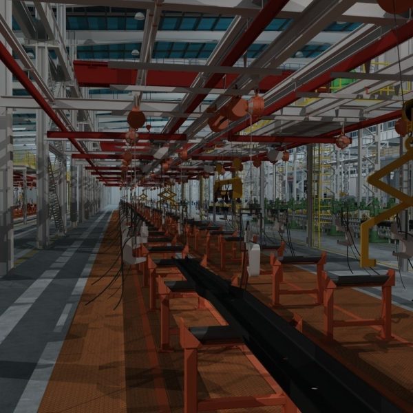 Factory Interrior Scene