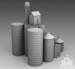 Factory with tank