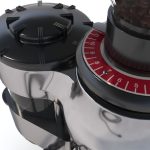 Faema e61 espresso machine and  FP Grinder with a coffee cup