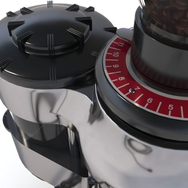 Faema e61 espresso machine and  FP Grinder with a coffee cup