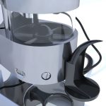 Faema e61 espresso machine and  FP Grinder with a coffee cup