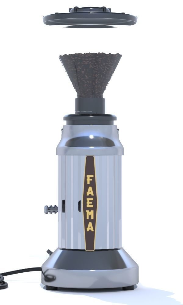 Faema e61 espresso machine and  FP Grinder with a coffee cup