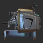 Faema e61 espresso machine and  FP Grinder with a coffee cup