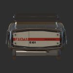 Faema e61 espresso machine and  FP Grinder with a coffee cup