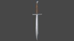 Falchion sword with Grossmesser handle