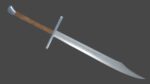 Falchion sword with Grossmesser handle