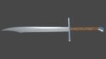 Falchion sword with Grossmesser handle