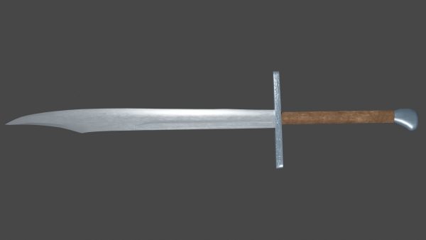 Falchion sword with Grossmesser handle