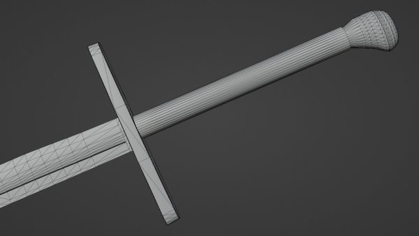 Falchion sword with Grossmesser handle