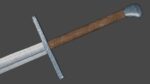 Falchion sword with Grossmesser handle