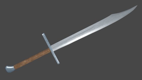 Falchion sword with Grossmesser handle