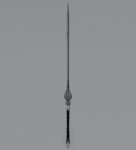 Fantasy blood sword 3D model