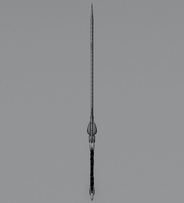 Fantasy blood sword 3D model
