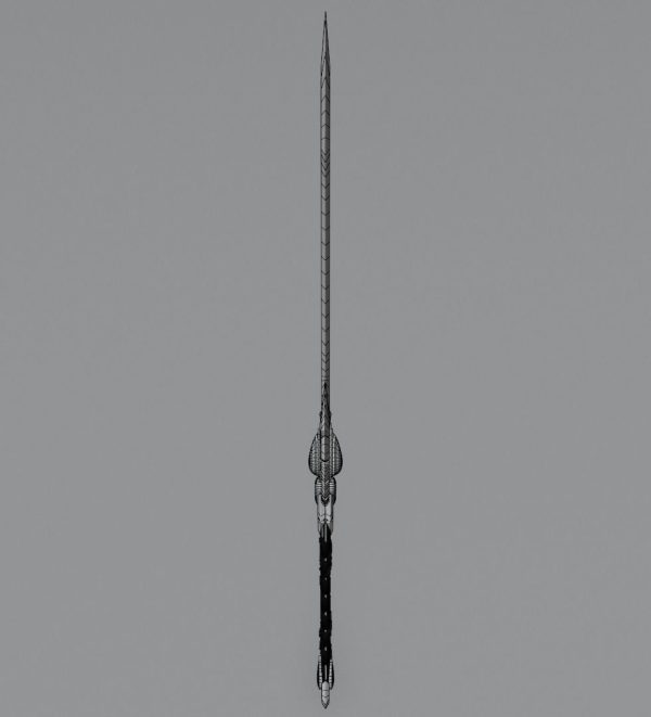 Fantasy blood sword 3D model