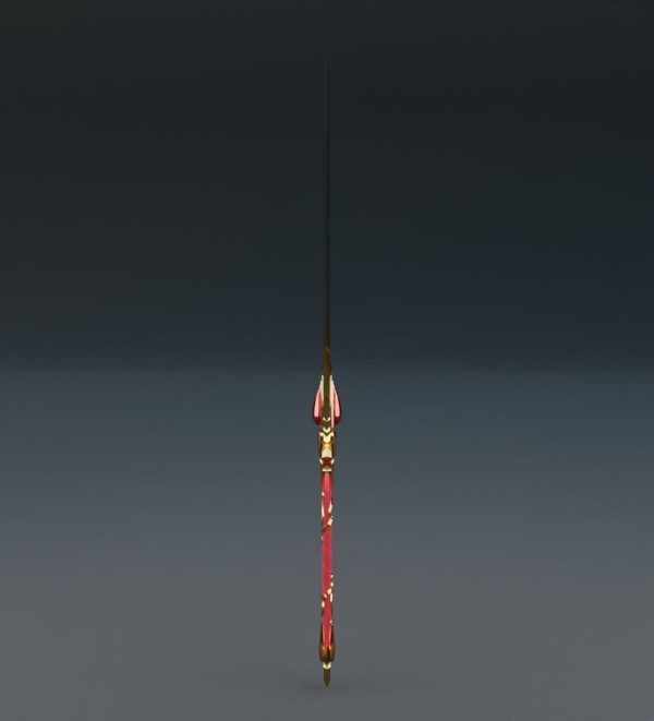 Fantasy blood sword 3D model