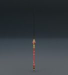 Fantasy blood sword 3D model