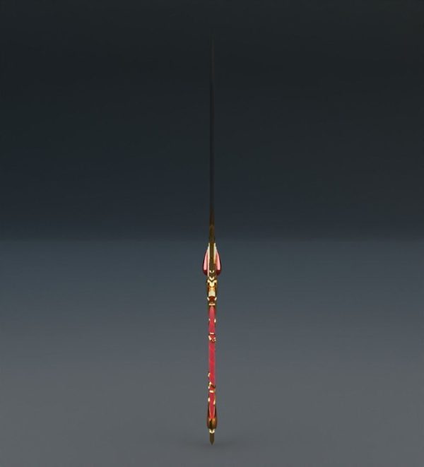 Fantasy blood sword 3D model