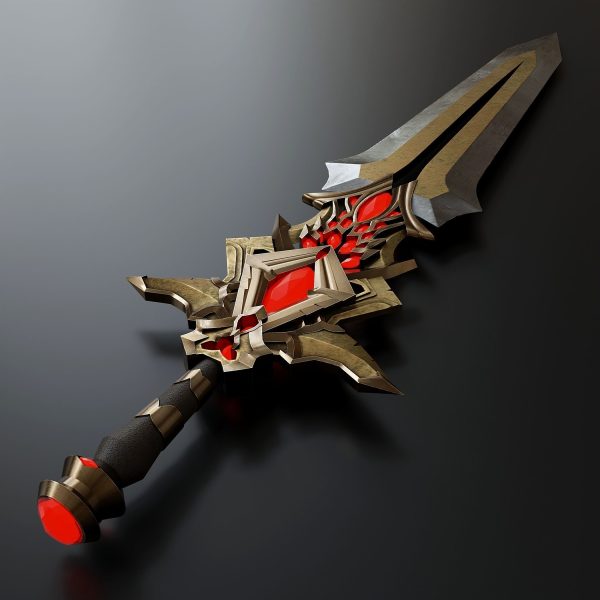 Fantasy combat short sword