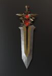 Fantasy combat short sword