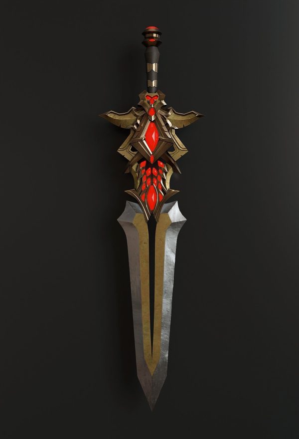 Fantasy combat short sword