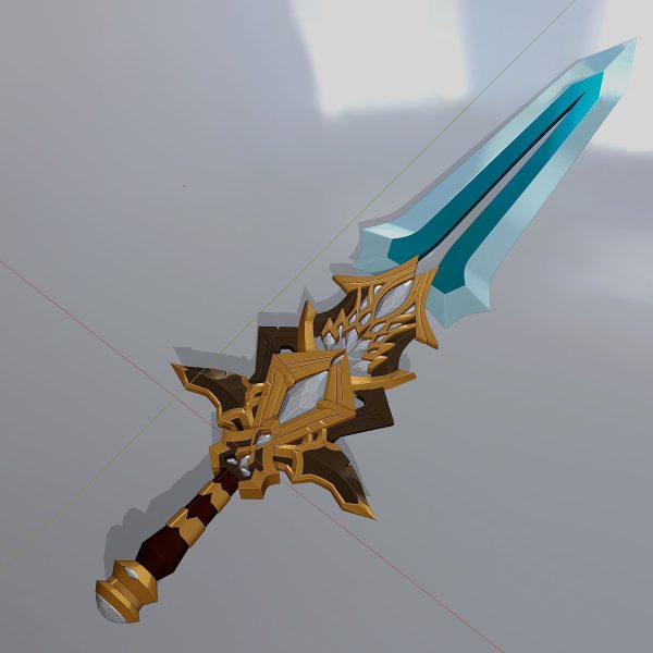 Fantasy combat short sword