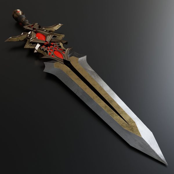 Fantasy combat short sword