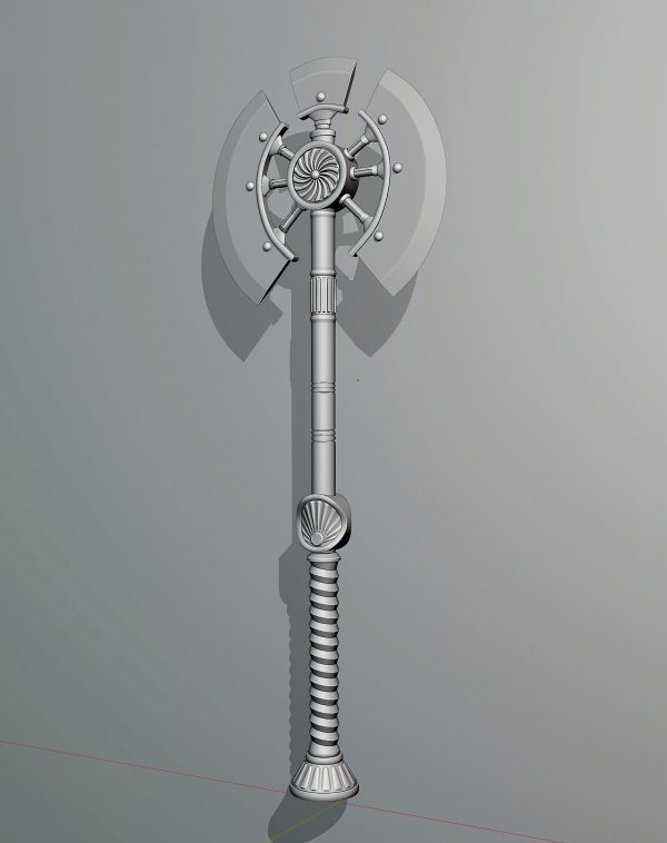 Fantasy style battle ax A1