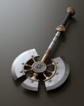 Fantasy style battle ax A1