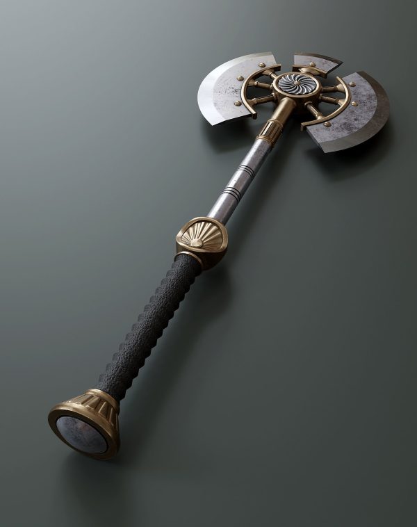 Fantasy style battle ax A1