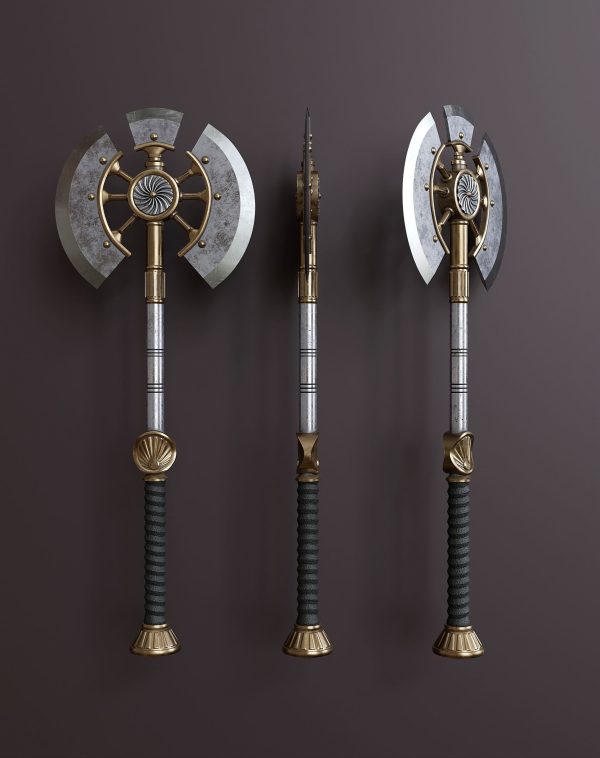 Fantasy style battle ax A1
