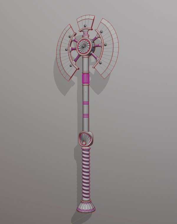 Fantasy style battle ax A1