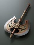 Fantasy style battle ax A2
