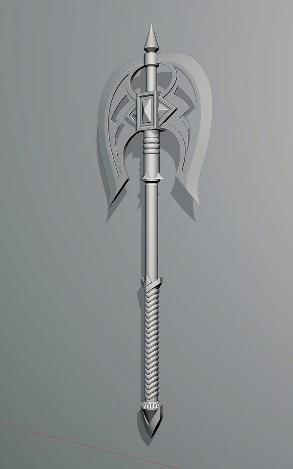 Fantasy style battle ax A2