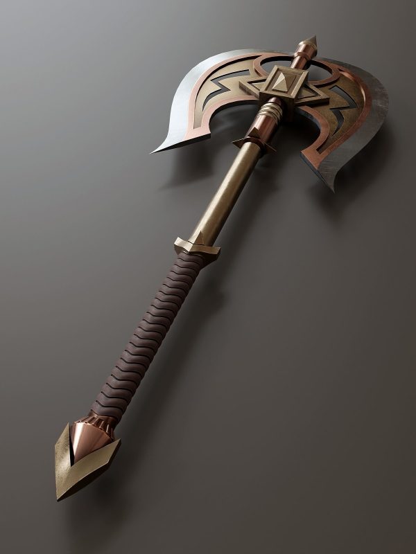 Fantasy style battle ax A2