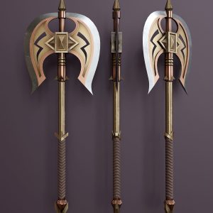 Fantasy style battle ax A2