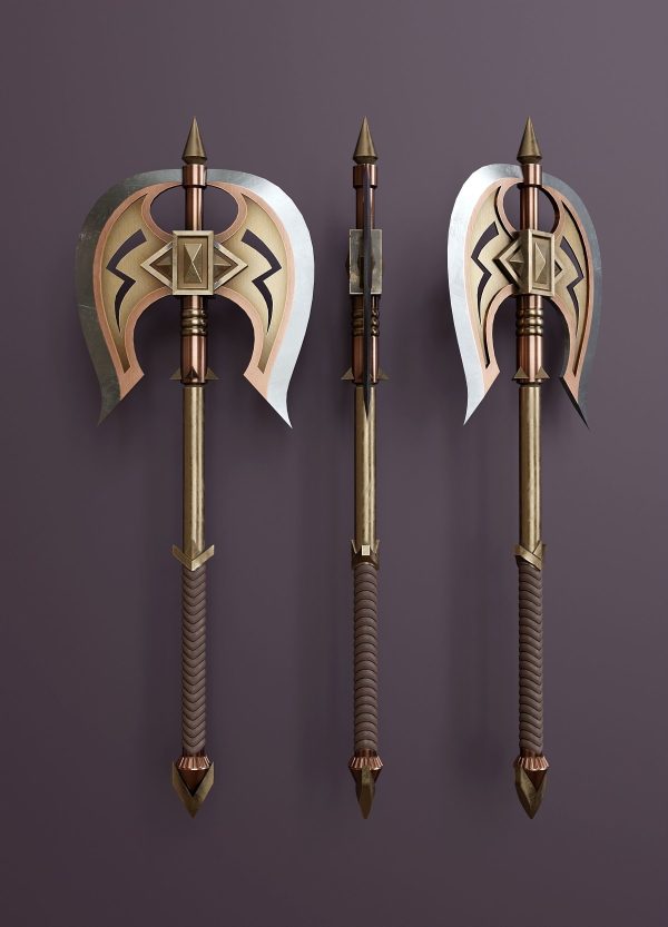 Fantasy style battle ax A2