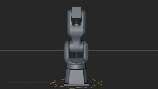 Fanuc LR MATE 200IB Cinema 4D Rigged Robotic Arm
