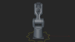 Fanuc LR MATE 200IB Cinema 4D Rigged Robotic Arm