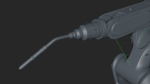 Fanuc LR MATE 200IB Cinema 4D Rigged Robotic Arm